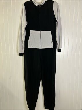 Just Be Black and White Panda Onsie Size Medium